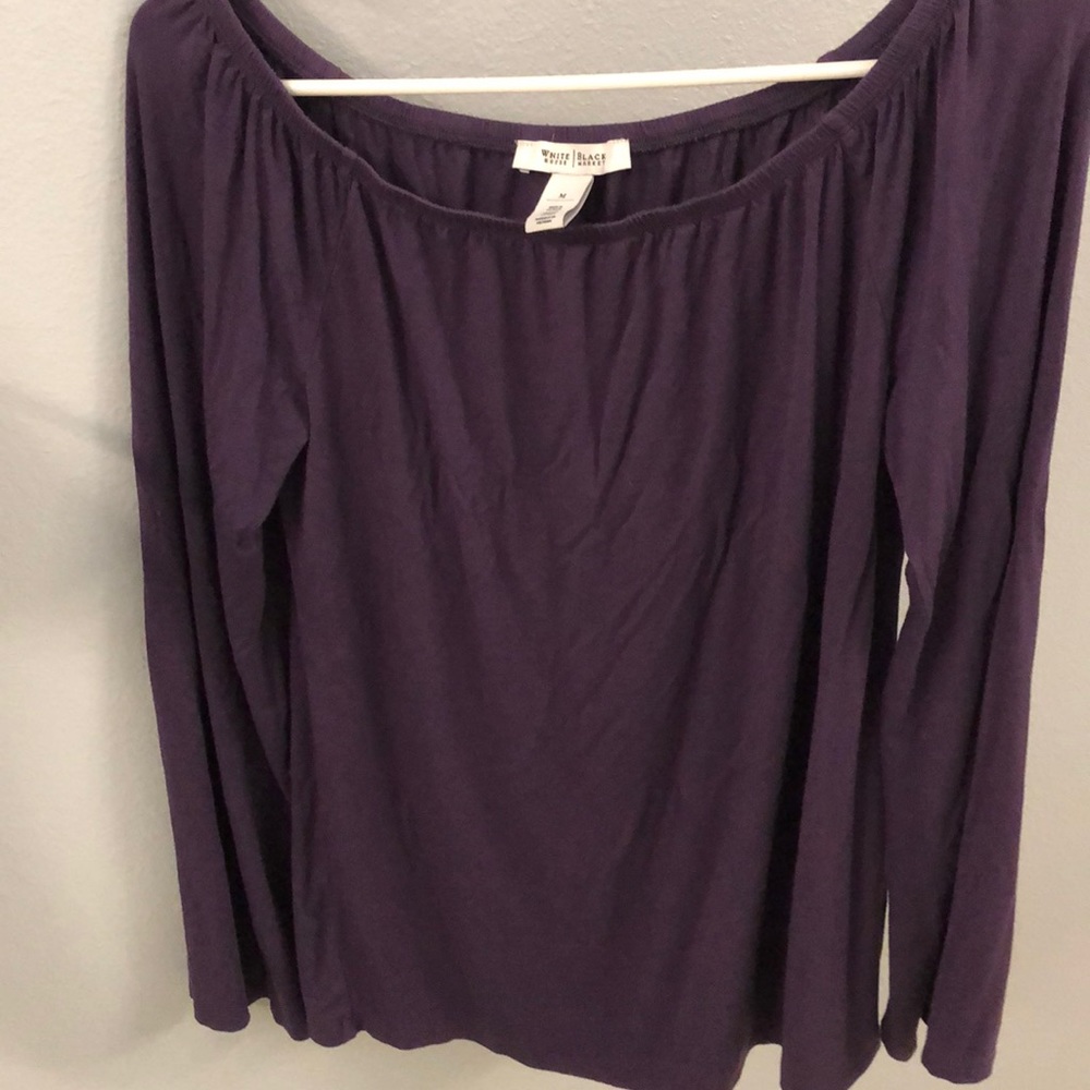 WHBM eggplant top